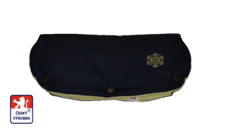 Rukávník na kočárek pro panenky Dětský svět černožlutý