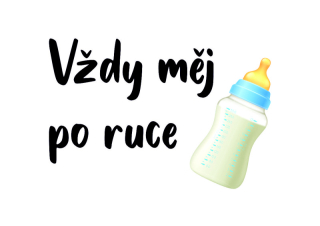 Obrázek pro potisk č.55 Vždy měj po ruce mléko