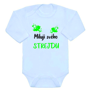 Dětské vtipné body Gama Miluji svého strejdu+Amorek zelená