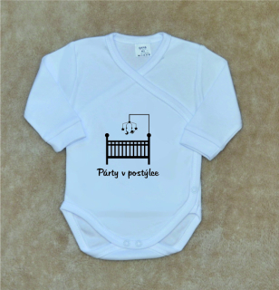 Dětské vtipné body, Gama, bílé zavinovací, party v postýlce