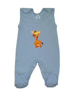 Kojenecké dupačky Gama šedé giraffe