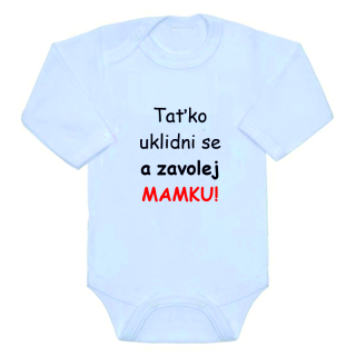 Kojenecké vtipné body Gama, zavolej mamku