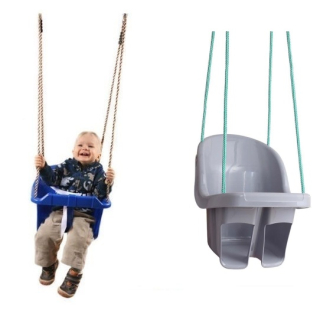 Dětská houpačka Tega šedá