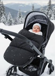 Zimní fusak Dětský svět Elf Baby černý