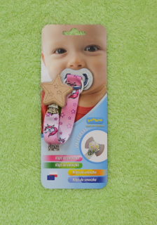 Klips na dudlík TopGal hvězdička