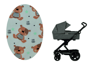 Prostěradlo do kočárku Dětský svět CUTE TEDDY