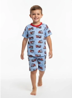 Dětské letní pyžamo Dětský svět hasičská auta