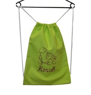 Pytlík na papuče Dětský svět chlapecký s výšivkou jména i obrázku