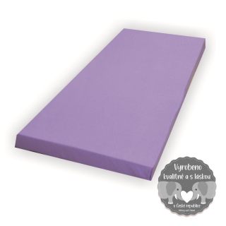 Prostěradlo do dětské kolébky 90x40cm, Dětský svět, jersey/mako fialové