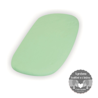 Prostěradlo do kočárku Dětský svět zelené