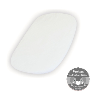 Prostěradlo do kočárku Dětský svět bílé