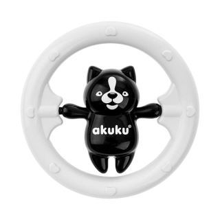 Kojenecké chrastítko Akuku, zvířátko černobílé