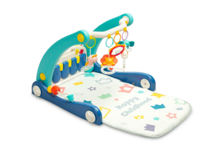 Dětské chodítko s podložkou na hraní TOYZ, modré