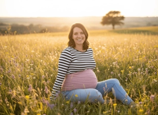 Fyzio šátek pro maminky z Mušelínu 4m, Dětský svět, starorůžový 