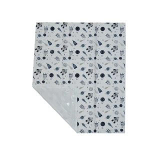 Nepromokavá flanelová podložka New baby Vesmír