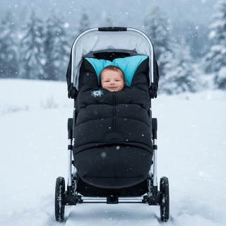 Zimní fusak rostoucí Dětský svět combi 3v1 winter bag světle tyrkysový