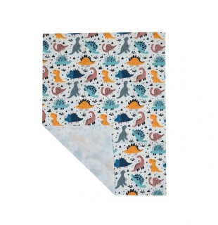 Nepromokavá flanelová podložka New baby Dinosauři