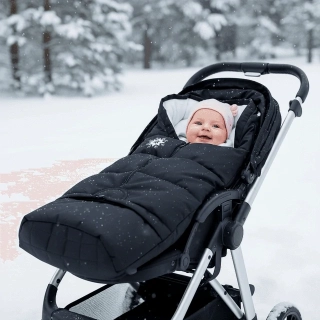 Zimní fusak do kočárku Dětský svět winter bag bílý