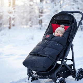 Zimní fusak do sportovního kočárku Dětský svět červený