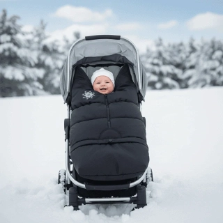Zimní fusak do kočárku Dětský svět winter bag tmavě šedý