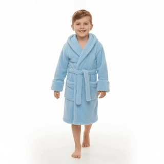 Župan pro kluky Dětský svět Lama světle modrý