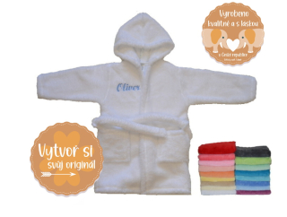 Dětský župan se jménem Dětský svět Lamový 