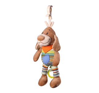Hračka na kočárek/postýlku Babyono melodický pejsek