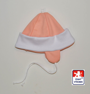 Kojenecká čepička Dětský svět elastická Kamil sv.oranžová