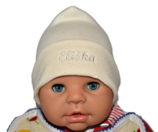 Dětská čepička se jménem Dětský svět Šmoula