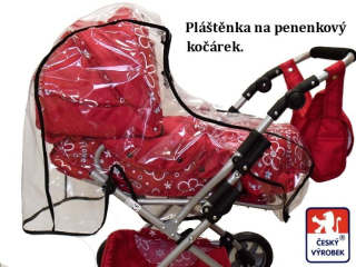 Pláštěnka na panenkový kočárek Dětský svět